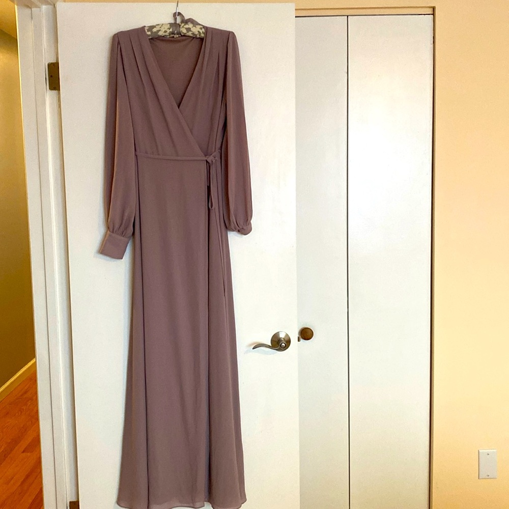 Beautiful Maxi dress by Sieblu,color dusty rose.Perfect condition